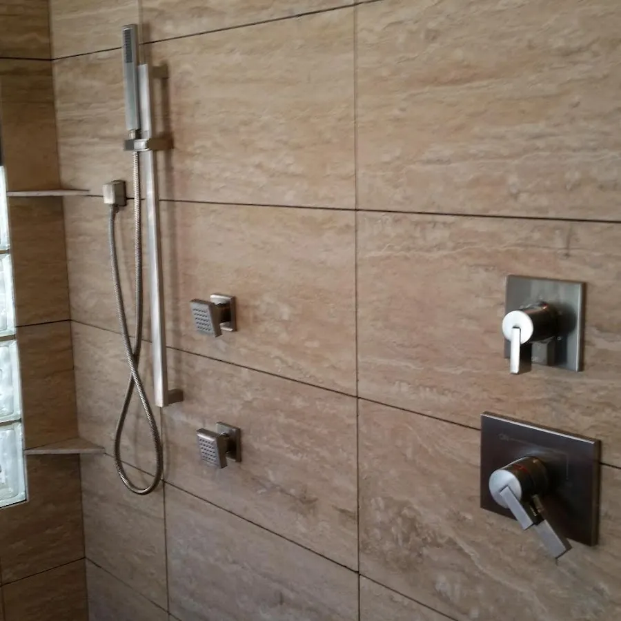 Shower fixture installation for Water Heater Replacement in Osprey